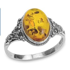 🚫SOLD🚫 Amber sterling silver 925